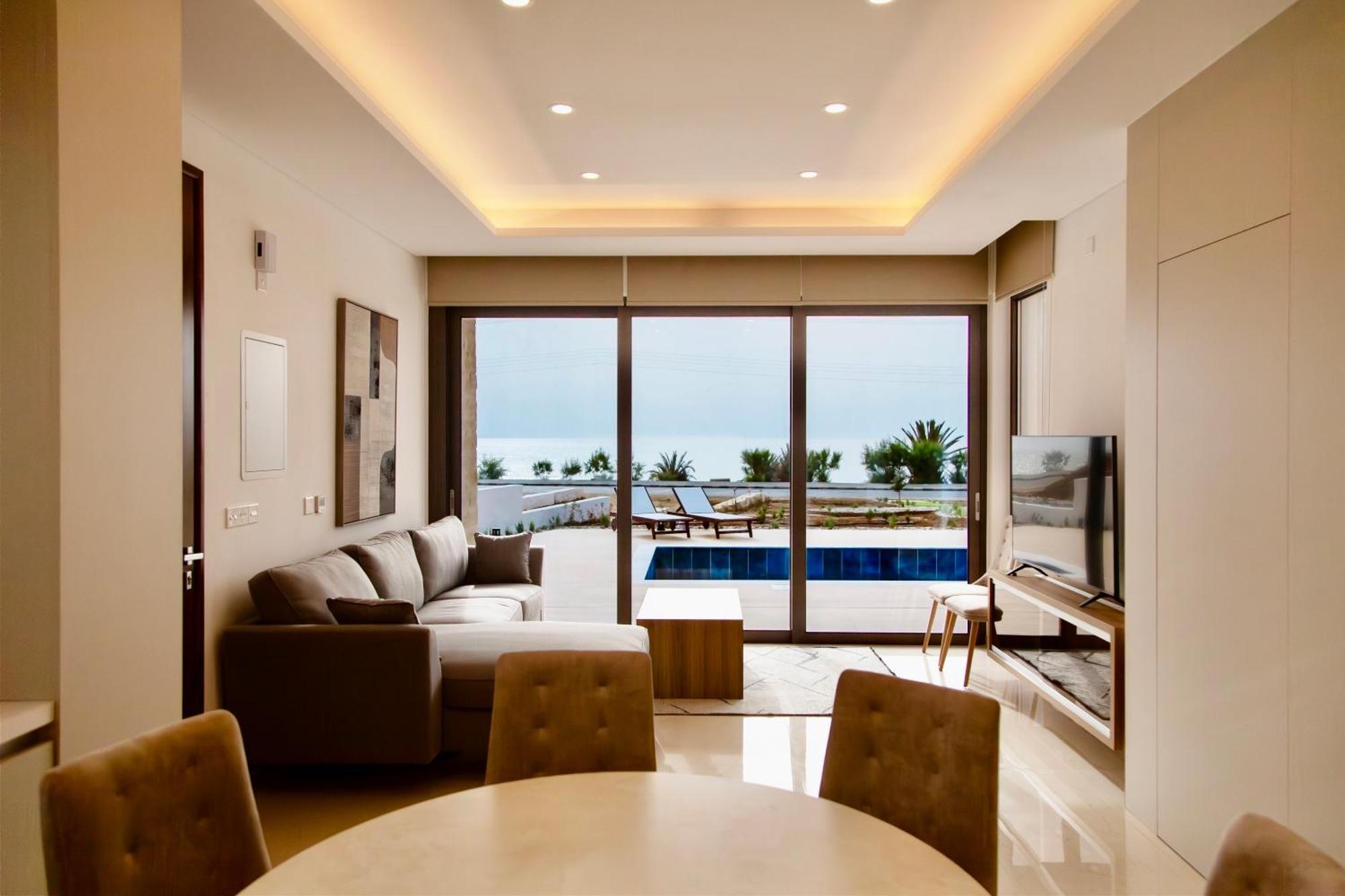 Santa Barbara Seafront Villas W Jacuzzi Pool パ フォス エクステリア 写真