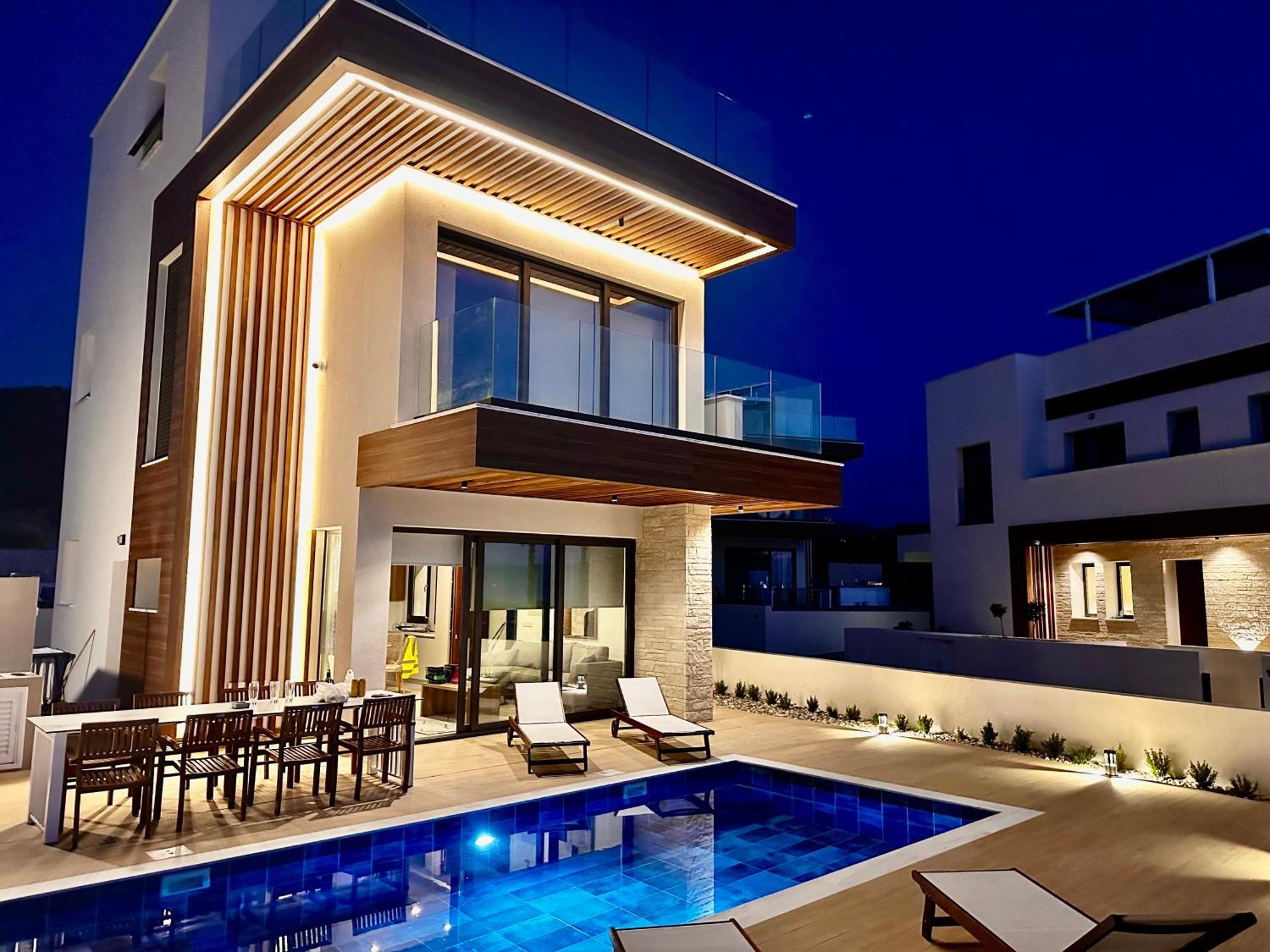 Santa Barbara Seafront Villas W Jacuzzi Pool パ フォス エクステリア 写真